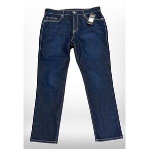 True Religion Geno SN Slim Jeans Mens 36 Straight Fit Migration Wash Denim 36x32